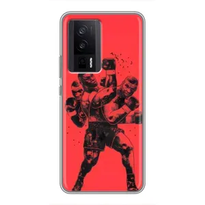 Чехлы с принтом Спортивная тематика для Xiaomi POCO F5 Pro (Тайсон Бокс)