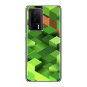 Чохли для Xiaomi POCO F5 Pro (Персонажі МайнКрафт) (Текстура)