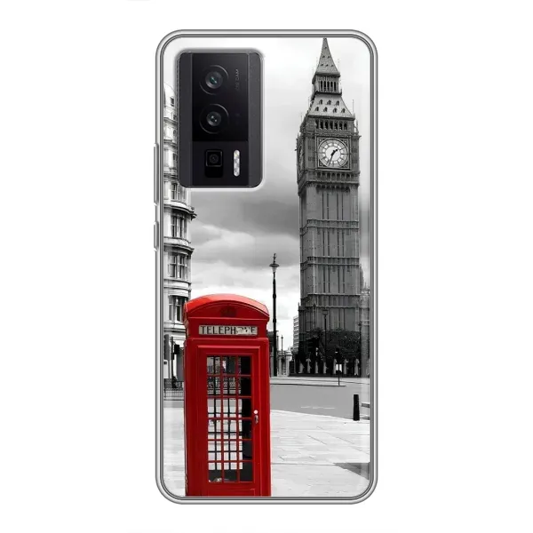 Чехол с рисунком «TELEPHONE» для Xiaomi POCO F5 Pro Чехол с рисунком «TELEPHONE» для Xiaomi POCO F5 Pro