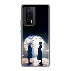 Чохол з картинкою Венсдей на Xiaomi POCO F5 Pro (Внсдей і Енід)