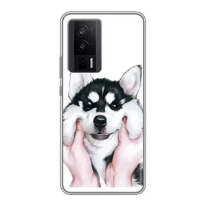Бампер для Xiaomi POCO F5 Pro з картинкою "Песики" (Собака Хаскі)