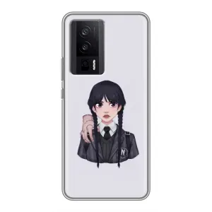 Чохол з картинкою Венсдей на Xiaomi POCO F5 Pro (Річ Венсдей)