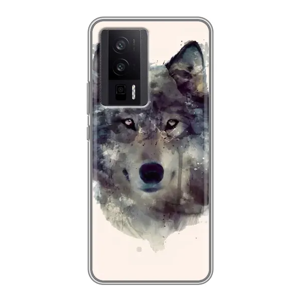 Чехол с рисунком «Волк» для Xiaomi POCO F5 Pro Чехол с рисунком «Волк» для Xiaomi POCO F5 Pro