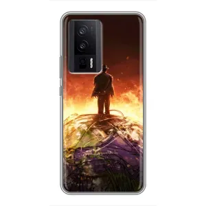 Чехол Оппенгеймер / Oppenheimer на Xiaomi POCO F5 Pro (Ядерщик)