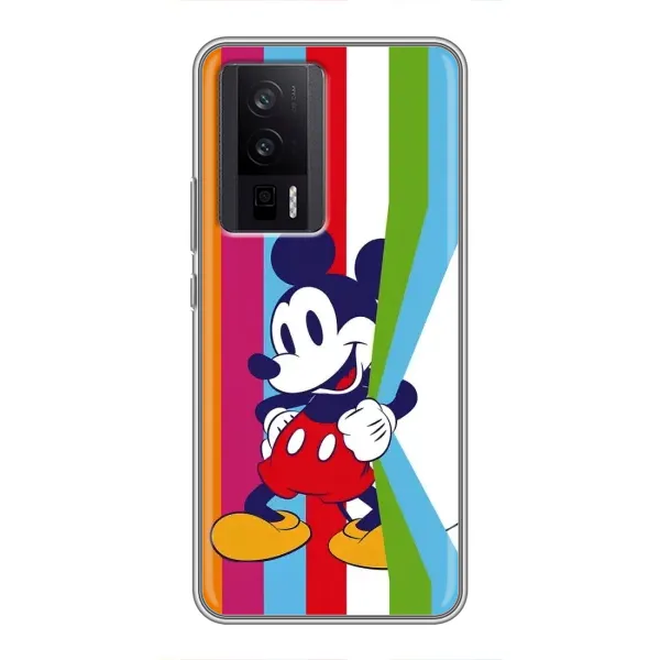 Чехол с рисунком «Яркий Микки» для Xiaomi POCO F5 Pro Чехол с рисунком «Яркий Микки» для Xiaomi POCO F5 Pro