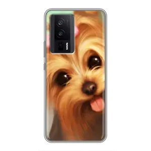 Чохол (ТПУ) Милі песики для Xiaomi POCO F5 Pro (Йоркширський тер'єр)
