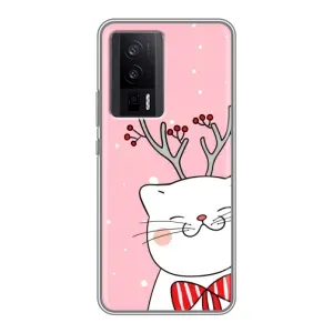 Чохол на тематику: Коти для Xiaomi POCO F5 Pro (Зимовий кіт)