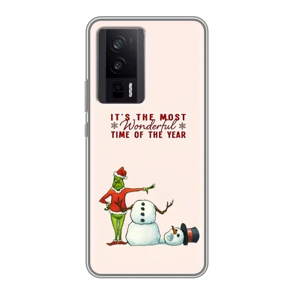 Чехол с рисунком «Злой Гринч» для Xiaomi POCO F5 Pro Чехол с рисунком «Злой Гринч» для Xiaomi POCO F5 Pro