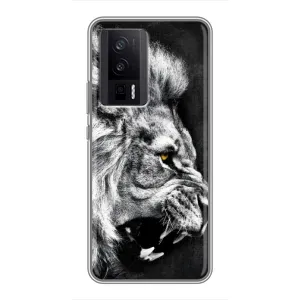 Чохол з картинкою на Xiaomi POCO F5 Pro (Злий Лев)
