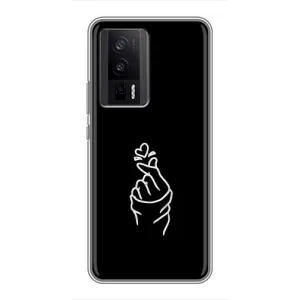 Чехлы (Знак сердечка) на Xiaomi POCO F5 Pro (Знак Сердечка)