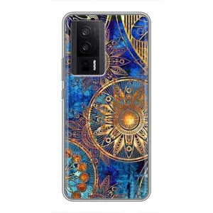 Чехлы со смыслом для Xiaomi POCO F5 Pro (Золотые узоры)