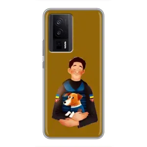 Чехол с принтом для Xiaomi POCO F5 Pro (ЗСУ Патрон)