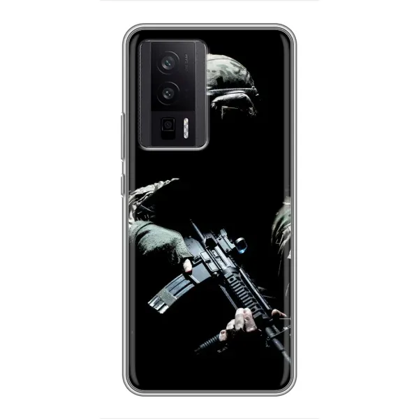 Чехол с рисунком «ЗСУ снайпер» для Xiaomi POCO F5 Pro