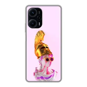 Чехол с Прикольным принтом на Xiaomi POCO F5 (АРТ Статуя)