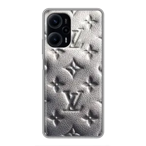 Текстурный Чехол Louis Vuitton для Поко Ф5 (Бежевый ЛВ)