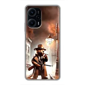 Чехол с мемами тралалело тралала для Xiaomi POCO F5 (Бобрито бандито)