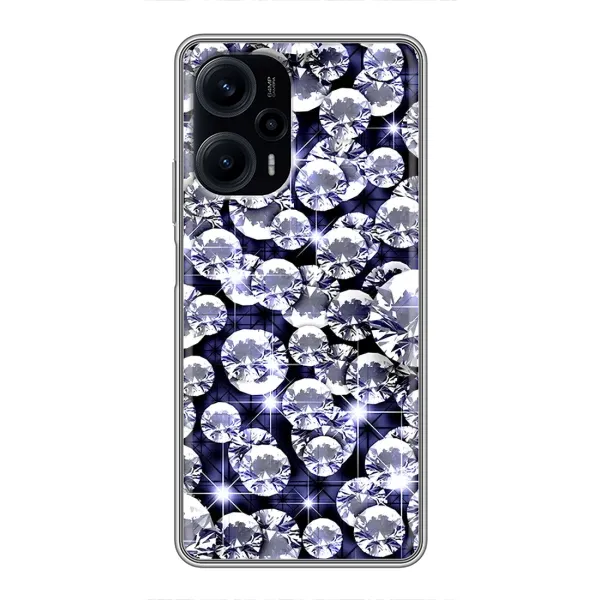 Чехол с рисунком «Бриллианты» для Xiaomi POCO F5 Чехол с рисунком «Бриллианты» для Xiaomi POCO F5