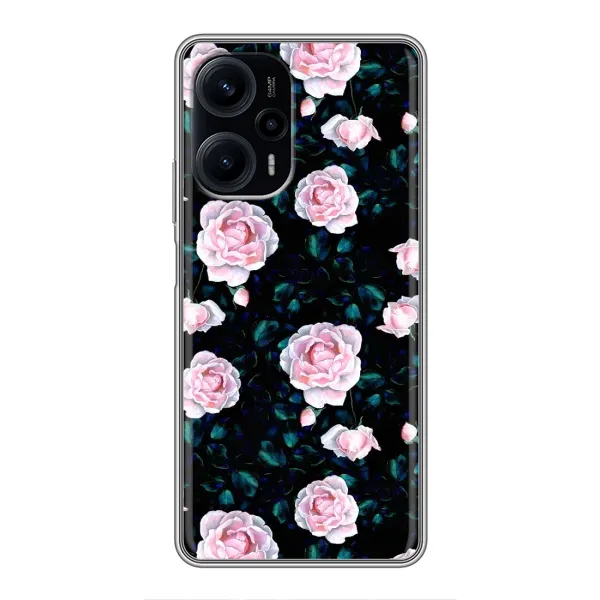 Чехол с рисунком «Чайные розы» для Xiaomi POCO F5 Чехол с рисунком «Чайные розы» для Xiaomi POCO F5