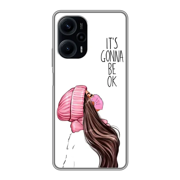 Чехол с рисунком «Девушка в маске» для Xiaomi POCO F5 Чехол с рисунком «Девушка в маске» для Xiaomi POCO F5