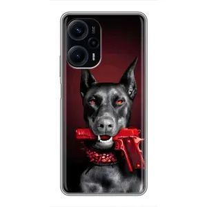 Чехол ДОБЕРМАН для Xiaomi POCO F5 (Доберман злой)