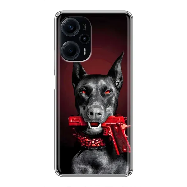 Чехол с рисунком «Доберман злой» для Xiaomi POCO F5 Чехол с рисунком «Доберман злой» для Xiaomi POCO F5
