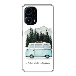 Силиконовый бампер с картинкой машины на Xiaomi POCO F5