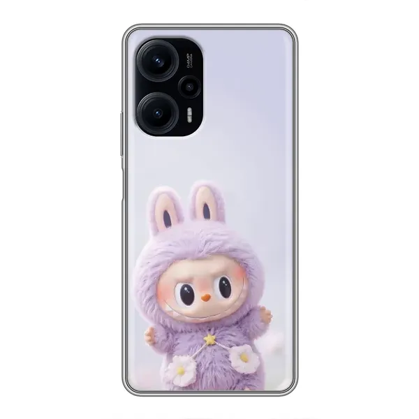 Чехол с рисунком «Фиолетовый Лабубу» для Xiaomi POCO F5 Чехол с рисунком «Фиолетовый Лабубу» для Xiaomi POCO F5