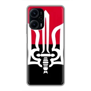 Чехлы УПА (Красно-Чёрный) на Xiaomi POCO F5 (Герб Украины)