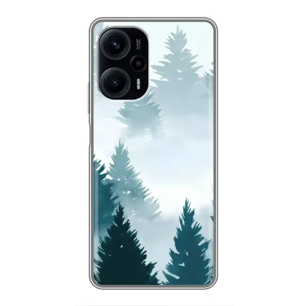 Чехол с рисунком «Горный лес» для Xiaomi POCO F5 Чехол с рисунком «Горный лес» для Xiaomi POCO F5