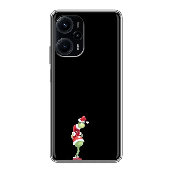 Чехол с рисунком «Гринч на чорном» для Xiaomi POCO F5