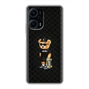 Чехлы Мишка Тедди для Поко Ф5 (GUCCI Teddy)