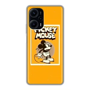 Чехлы с принтом Микки Маус на Xiaomi POCO F5 (Испуганный Микки)