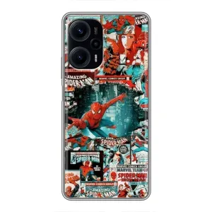 Чехол Супергерой Человека Паука на Xiaomi POCO F5 (Комиксы Человек Паук)