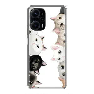 Силіконовий чохол з котиком для Xiaomi POCO F5 (Коти)
