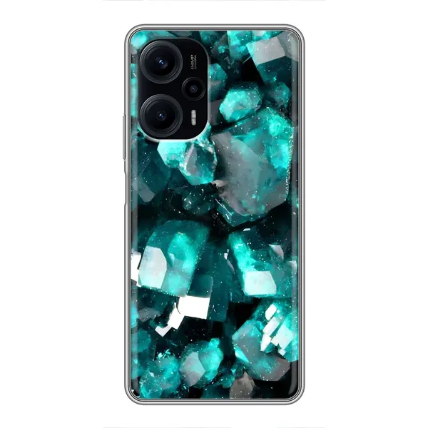 Чехол с рисунком «Кристалы» для Xiaomi POCO F5 Чехол с рисунком «Кристалы» для Xiaomi POCO F5