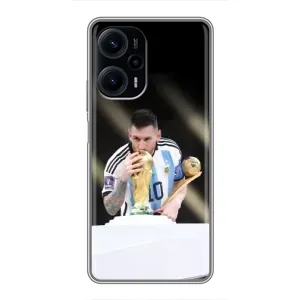 Чехлы Лео Месси Аргентина для Xiaomi POCO F5 (Кубок Мира)