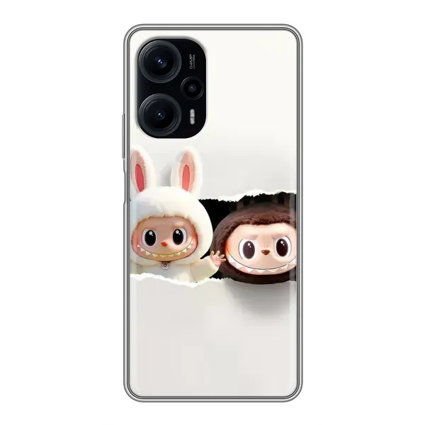 Чехол с рисунком «Фигурки Labubu» для Xiaomi POCO F5 Чехол с рисунком «Фигурки Labubu» для Xiaomi POCO F5