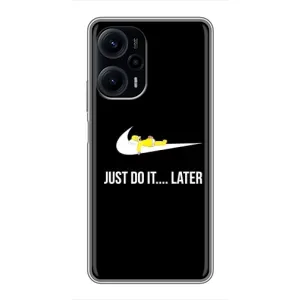 Силиконовый Чехол на Xiaomi POCO F5 с картинкой Nike (Later)