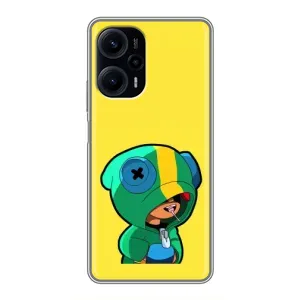 Чехол Бравл Старс для Xiaomi POCO F5 (Леон (LEON))