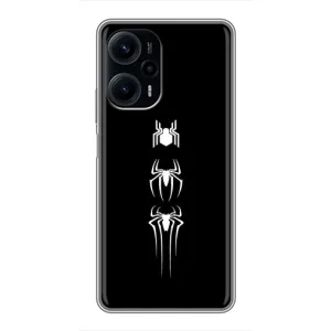 Чехол Супергерой Человека Паука на Xiaomi POCO F5 (Лого паука)