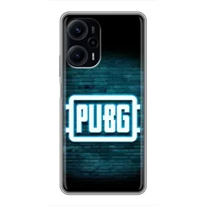 Чохол (TPU) з картинкою "Лого Пабг" на Поко Ф5 (Лого PUBG)