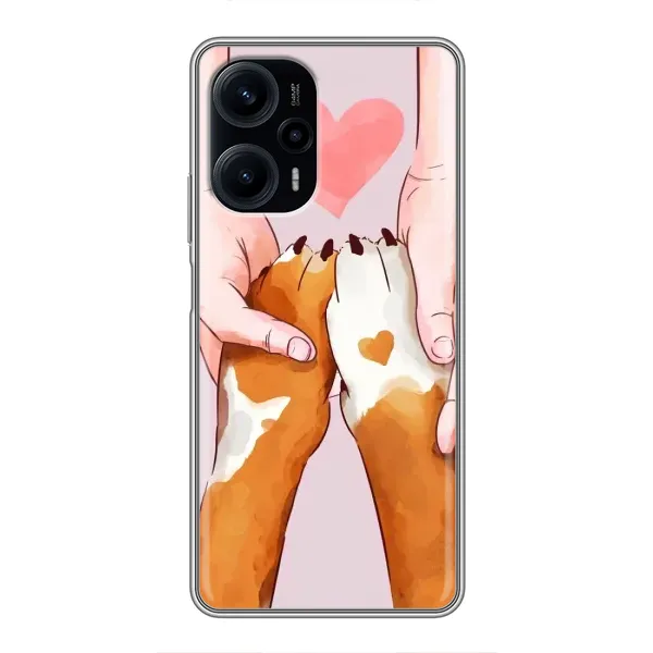 Чехол с рисунком «Любовь к собакам» для Xiaomi POCO F5 Чехол с рисунком «Любовь к собакам» для Xiaomi POCO F5
