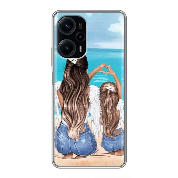Чехол с рисунком «Мама и дочь» для Xiaomi POCO F5 Чехол с рисунком «Мама и дочь» для Xiaomi POCO F5