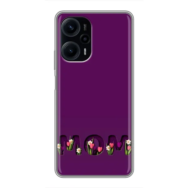 Чехол с рисунком «Мама с цветами» для Xiaomi POCO F5 Чехол с рисунком «Мама с цветами» для Xiaomi POCO F5