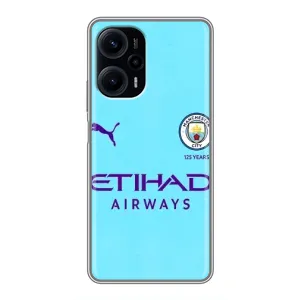 Силиконовые Чехлы принт Футбол на Xiaomi POCO F5 (Man City)