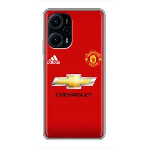 Силиконовые Чехлы принт Футбол на Xiaomi POCO F5 (Man United)