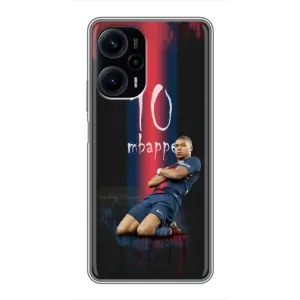 Чохол (TPU) з Футболістом на Xiaomi POCO F5 (MBAPPE 10)