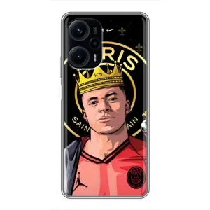 Чохол (TPU) з Футболістом на Xiaomi POCO F5 (Mbappe King)