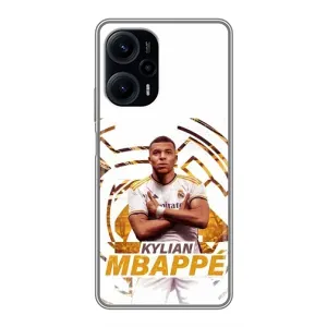 Чохол (TPU) з Футболістом на Xiaomi POCO F5 (Мбаппе Реал)