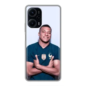 Чохол (TPU) з Футболістом на Xiaomi POCO F5 (Мбаппешичка)